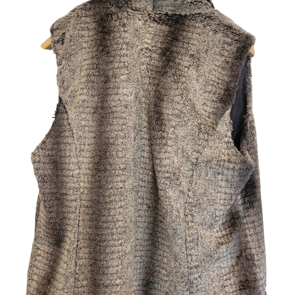 Kerry Brooke Faux Fur Zippered Vest Lined Fun & Funky Med - Picture 3 of 9